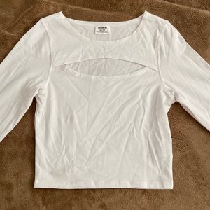 cotton on lara keyhole long sleeve top